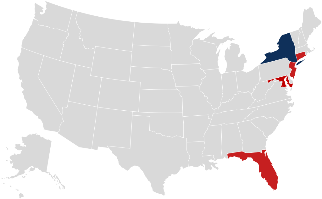 USA Coverage Map